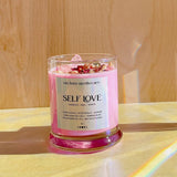 Self Love Intention Candle: Wooden Wick