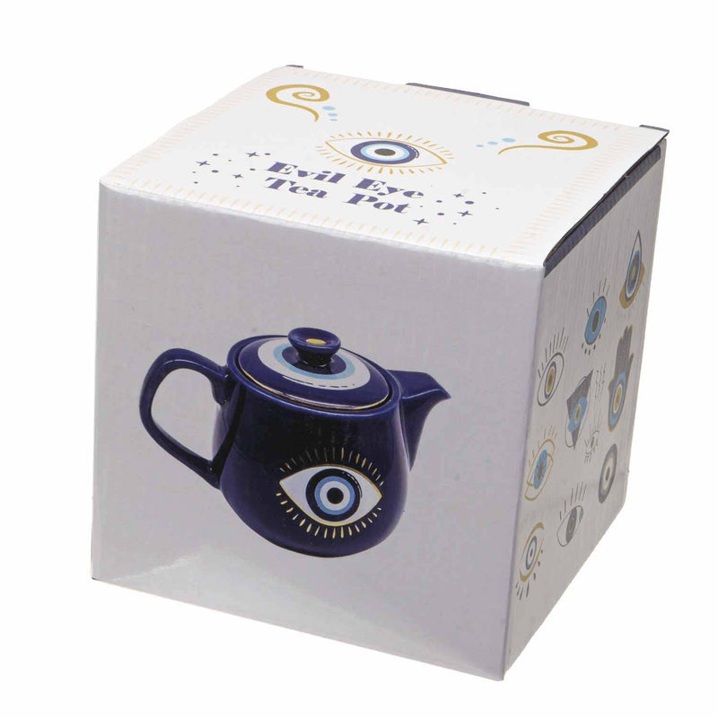 15302 All Seeing Eye Teapot with Strainer Blue C/36