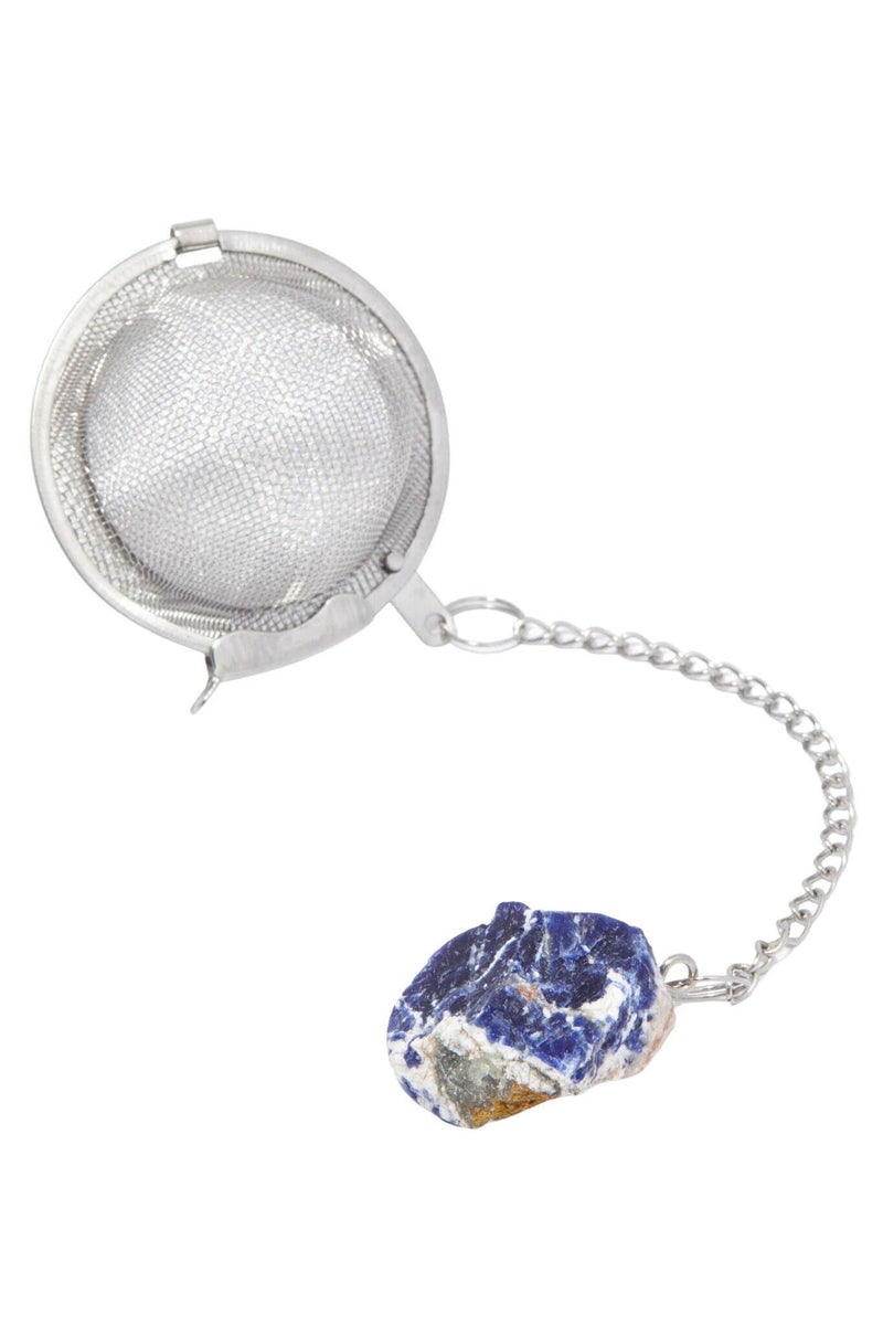 Raw Sodalite Crystal Tea Infuser