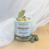 Abundance Intention Candle: Wooden Wick