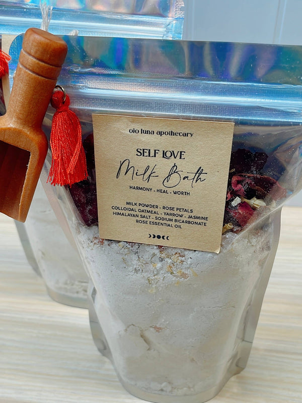 Self Love Bath Soak: Vegan Coconut Milk Powder