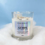 Gemini Zodiac Candle: Wooden Wick