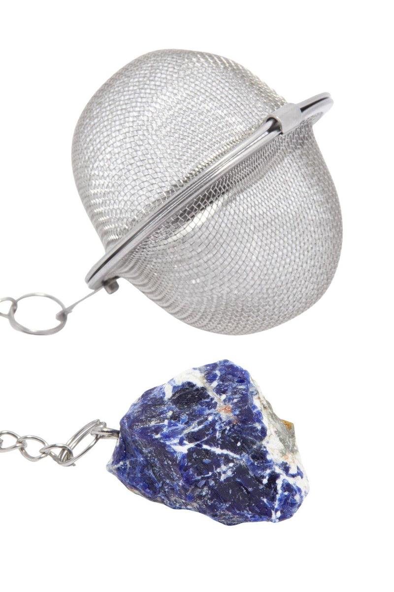 Raw Sodalite Crystal Tea Infuser