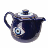 15302 All Seeing Eye Teapot with Strainer Blue C/36