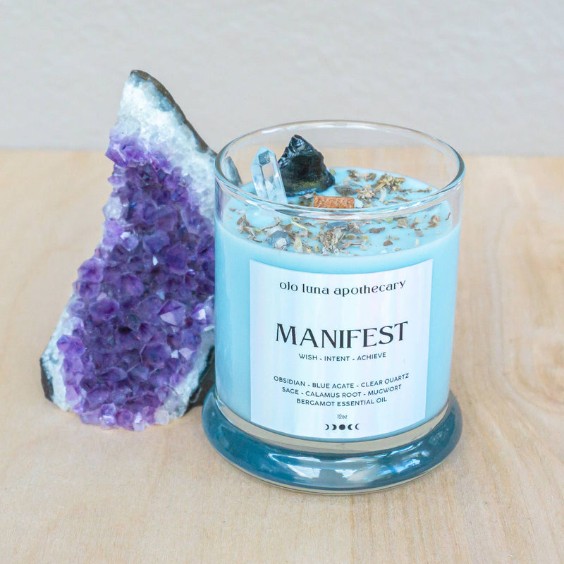 Manifest Intention Candle: Wooden Wick