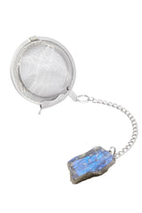 Raw Labradorite Crystal Tea Infuser