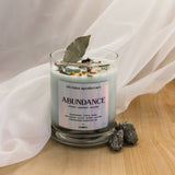 Abundance Intention Candle: Wooden Wick