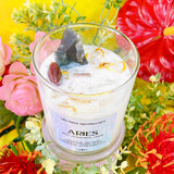 Aries Zodiac Candle: Wooden Wick