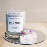 Full Moon Intention Candle: Wooden Wick