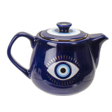 15302 All Seeing Eye Teapot with Strainer Blue C/36