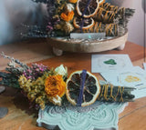 Lavender, Mint, Lemon Spring Smudge Stick