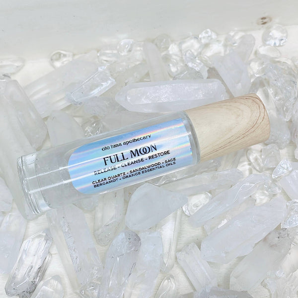 Crystal Infused Roller Oil: Full Moon