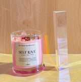 Self Love Intention Candle: Wooden Wick