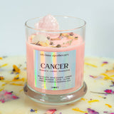 Cancer Zodiac Candle: Wooden Wick