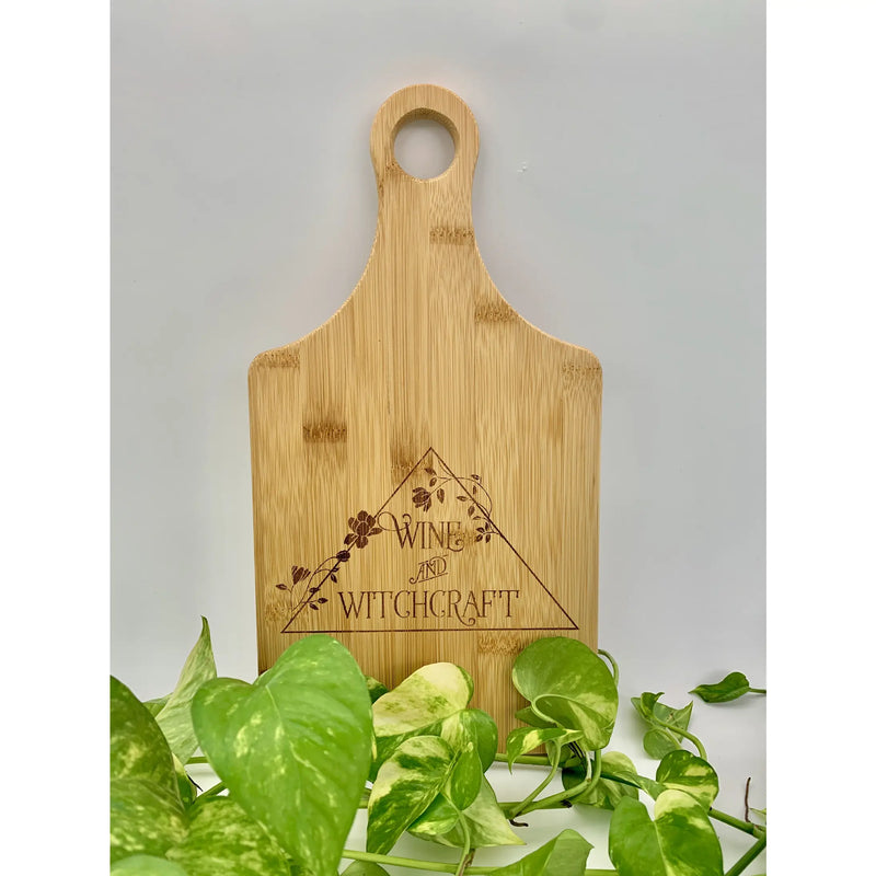 Wine & Witchcraft Bamboo Cutting Board