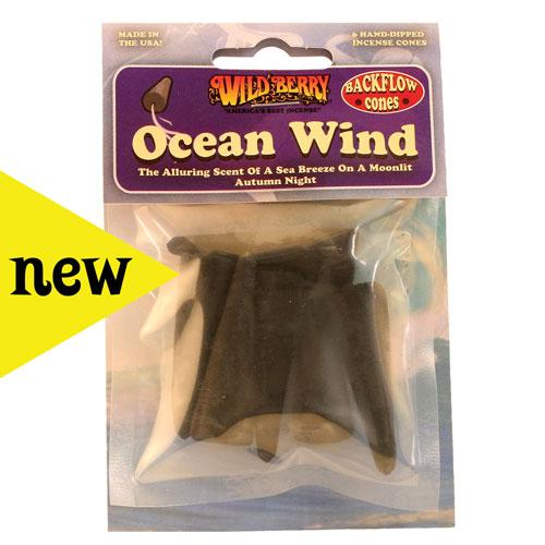 Ocean Wind Backflow Incense Cones