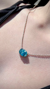 Blue Apatite Necklace