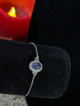 Tanzanite Dainty Bracelet