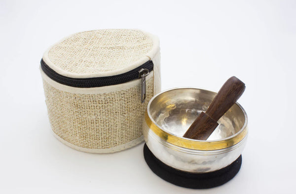 3.5" Singing Bowl with Hemp Case