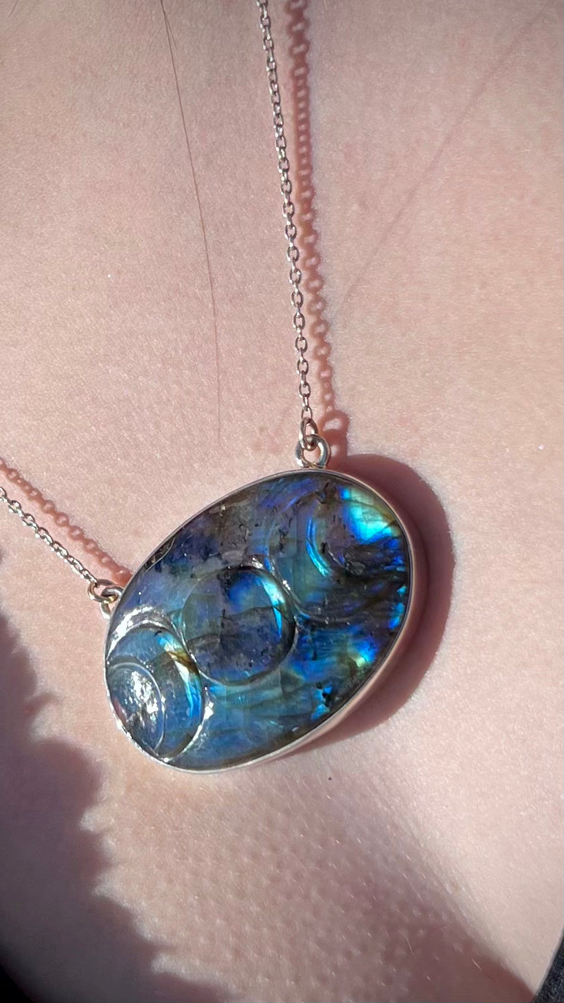 Labradorite Goddess Necklace