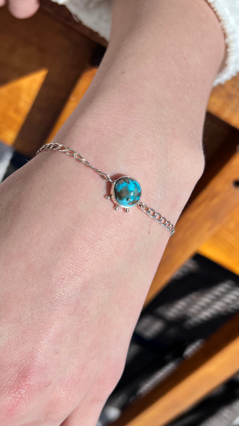 Persian Turquoise Dainty Bracelet