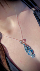 Owl Moonstone Necklace