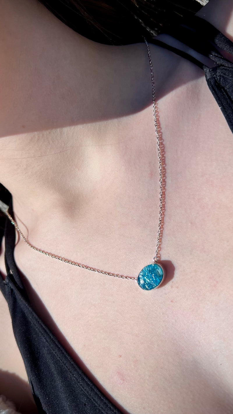 Blue Apatite Necklace