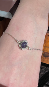 Tanzanite Dainty Bracelet