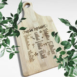 Magical Ingredients Bamboo Cutting Board