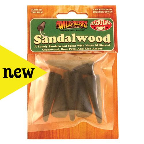 Sandalwood Backflow Incense Cones