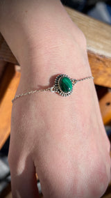 Malachite Dainty Bracelet