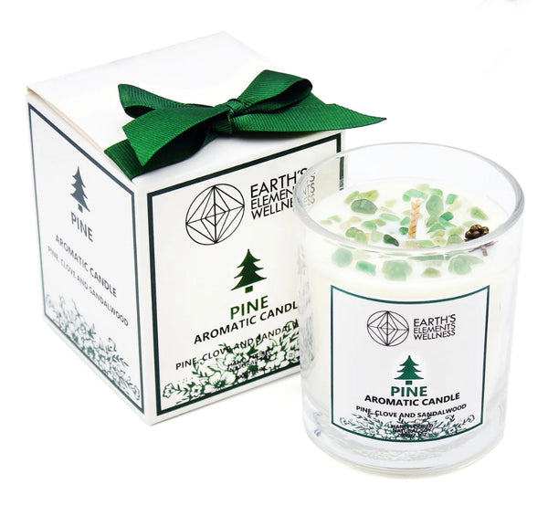 Pine Crystal Candle