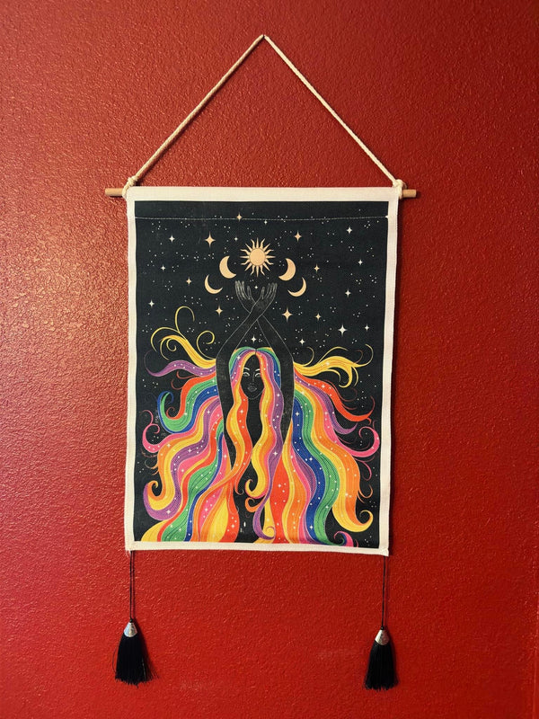 Eclectic Moon Goddess Canvas