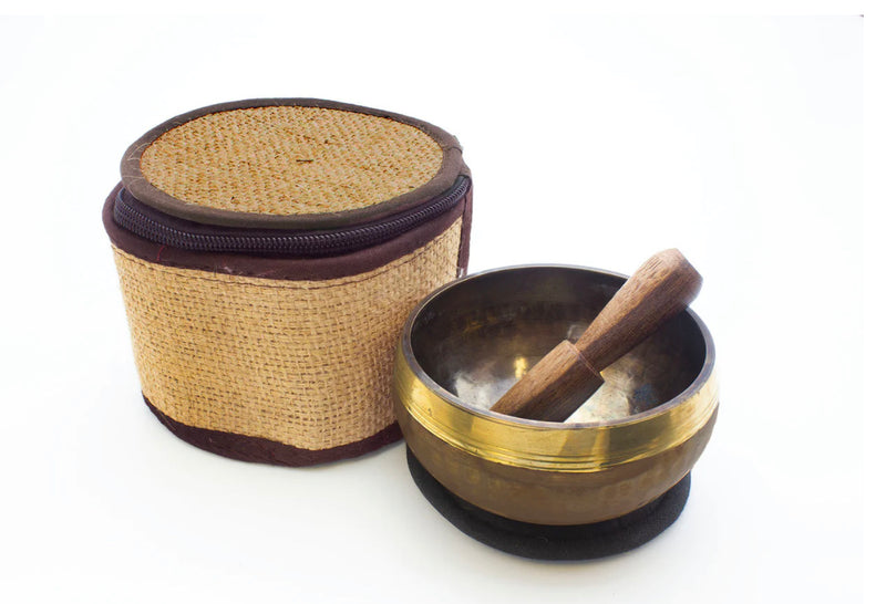 3.5" Singing Bowl with Hemp Case