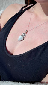 Man in the Moon Moonstone Necklace