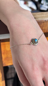 Labradorite Dainty Bracelet